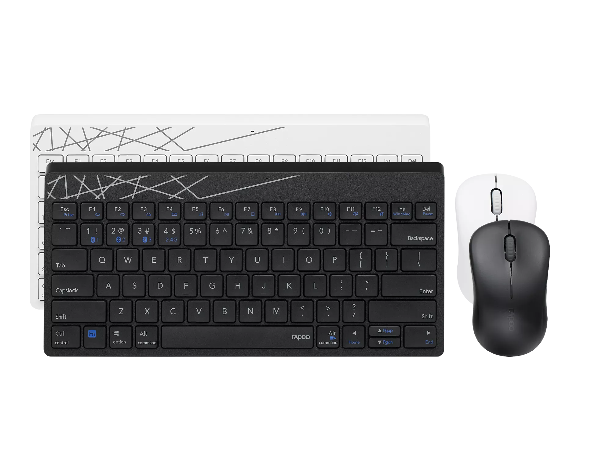 Rapoo 8000M Multi-mode Wireless Keyboard & Mouse Combo