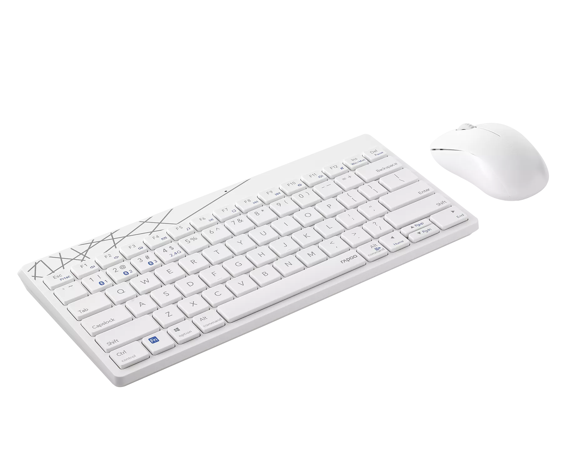 Rapoo 8000M Multi-mode Wireless Keyboard & Mouse Combo