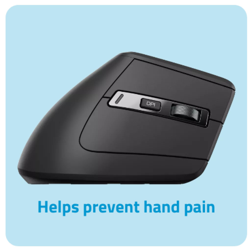 Ratón ergonómico vertical multimodo Rapoo EV310M